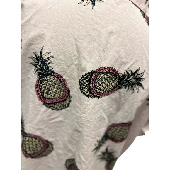 KIYOMI ALOHA PINK SHIRT PINEAPPLE AND LEI SIZE LARGE - Picture 5 of 8